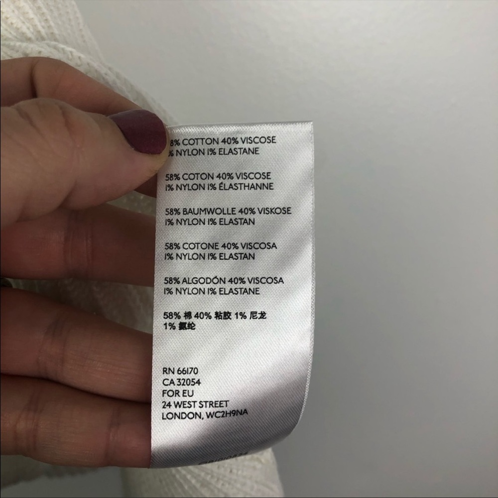 Free People Solid Gold Skirt Cream Medium NWT - Picture 7 of 9